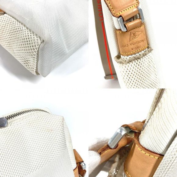 Louis Vuitton Shoulder Bag Weatherly M80637 Canvas White - Picture 7 of 9